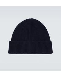ZEGNA - Ribbed-Knit Cashmere Beanie - Lyst