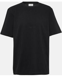 Saint Laurent - T-shirt oversize en coton - Lyst