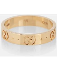 Gucci - Icon Bandring In Gelbgold - Lyst