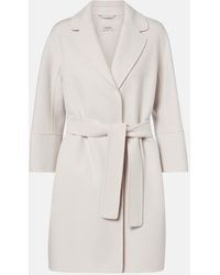 Max Mara - Arona Virgin Wool Wrap Coat - Lyst