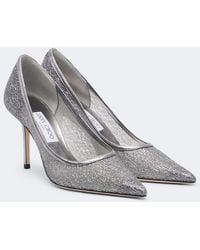 Jimmy Choo - Love Embroidered Glitter Pumps - Lyst