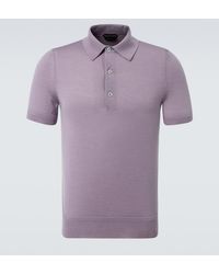 Tom Ford - Cashmere And Silk Polo Sweater - Lyst