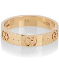 Gucci Icon 18kt Yellow Gold Ring - Natural
