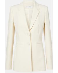 FFORME - Bennet Wool-Blend Crepe Blazer - Lyst