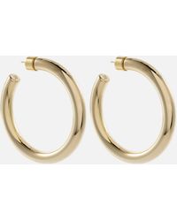 Jennifer Fisher - Samira Baby 10kt Gold-plated Hoop Earrings - Lyst