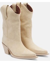Paris Texas - Dakota Suede Ankle Boots - Lyst