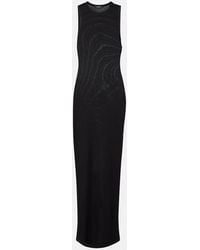 Wardrobe NYC - Racer Cotton-Blend Maxi Dress - Lyst