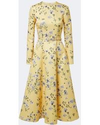 Emilia Wickstead - Capucine Floral Midi Dress - Lyst