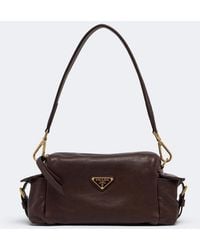 Prada - Explore Small Leather Shoulder Bag - Lyst