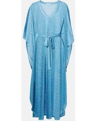 Melissa Odabash - June Chevron Lame Kaftan - Lyst