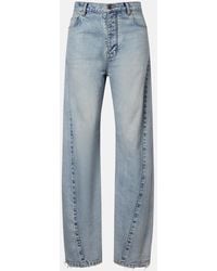 Balenciaga - Frayed Tapered Jeans - Lyst