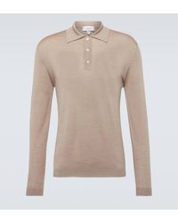 Lardini - Wool-blend Polo Sweater - Lyst