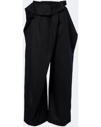 JW Anderson - Belted Wool Wide-Leg Pants - Lyst