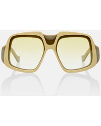 Loewe - Collage Anagram Square Sunglasses - Lyst