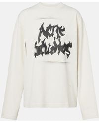 Acne Studios - Logo Cotton-Blend Jersey Sweatshirt - Lyst
