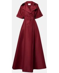 Carolina Herrera - Belted Silk Gown - Lyst