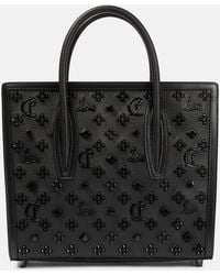 Christian Louboutin - Paloma Medium Embellished Leather Tote - Lyst