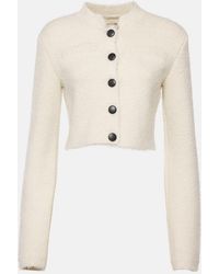 KHAITE - Ello Cropped Silk And Cashmere Jacket - Lyst