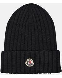 Moncler - Muetze Aus Schurwolle - Lyst