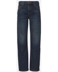 KHAITE - Kerrie Mid-Rise Wide-Leg Jeans - Lyst