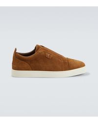 Christian Louboutin - St Louis Low-Top Leather Trainers - Lyst