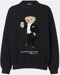 Polo Ralph Lauren - Polo Bear Cotton-Blend Fleece Sweatshirt - Lyst