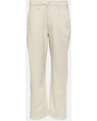 Lemaire - High-Rise Straight Jeans - Lyst