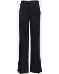 The Row - Bany High-rise Wool Pants - Lyst