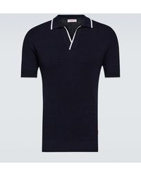 Orlebar Brown - Horton Wool Polo Shirt - Lyst