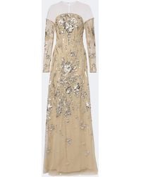 Georges Hobeika - Embellished Tulle Gown - Lyst