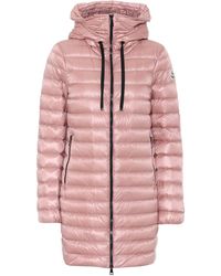 Moncler Doudoune Longue En Nylon "Rubis" - Rose