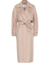 Max Mara Manteau Agar en poil de chameau et cachemire - Neutre