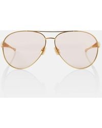 Bottega Veneta - Occhiali Da Sole Aviator Sardine - Lyst