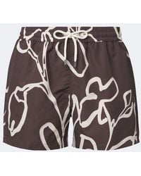 Frescobol Carioca - Rio Printed Swim Trunks - Lyst