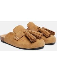 JW Anderson - Slippers Aus Veloursleder - Lyst