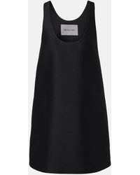 Balenciaga - Wool And Silk Minidress - Lyst