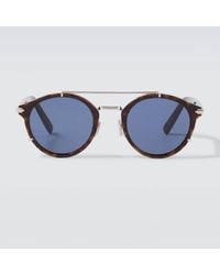 Dior - Lunettes De Soleil Diorblacksuit R7U Rondes - Lyst