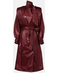 Saint Laurent - Technical Trench Coat - Lyst