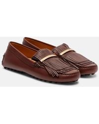 Tod's - Mokassins Gommino Aus Leder - Lyst