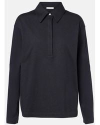 The Row - Roddie Cotton And Silk Jersey Polo Shirt - Lyst