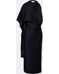 Rohe - Draped Open-Back Midi Dress - Lyst