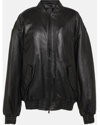 Wardrobe NYC - Leather Bomber Jacket - Lyst