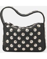 KHAITE - Elena Small Studded Leather Shoulder Bag - Lyst