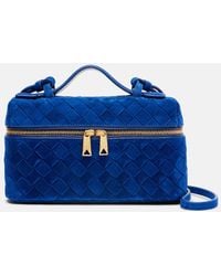 Bottega Veneta - Bang Bang Intrecciato Suede Vanity Bag - Lyst