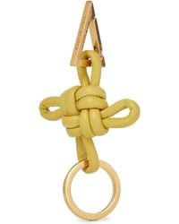 Bottega Veneta Triangle Keychain - Yellow