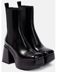 Dorothee Schumacher - Platform Leather Chelsea Boots - Lyst