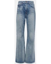 Nili Lotan - Mitchell Low-Rise Wide-Leg Jeans - Lyst
