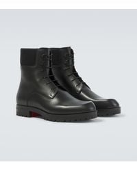 Christian Louboutin - Trapman Tct 2 Leather Lace-Up Boots - Lyst