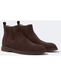 Brunello Cucinelli - Suede Chelsea Boots - Lyst