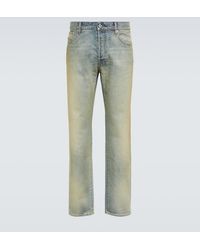 KENZO - Jeans rectos con efecto desgastado - Lyst